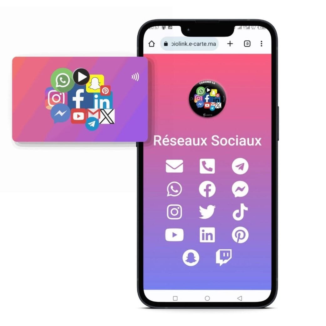 CARTE RÉSEAUX SOCIAUX – Image 2