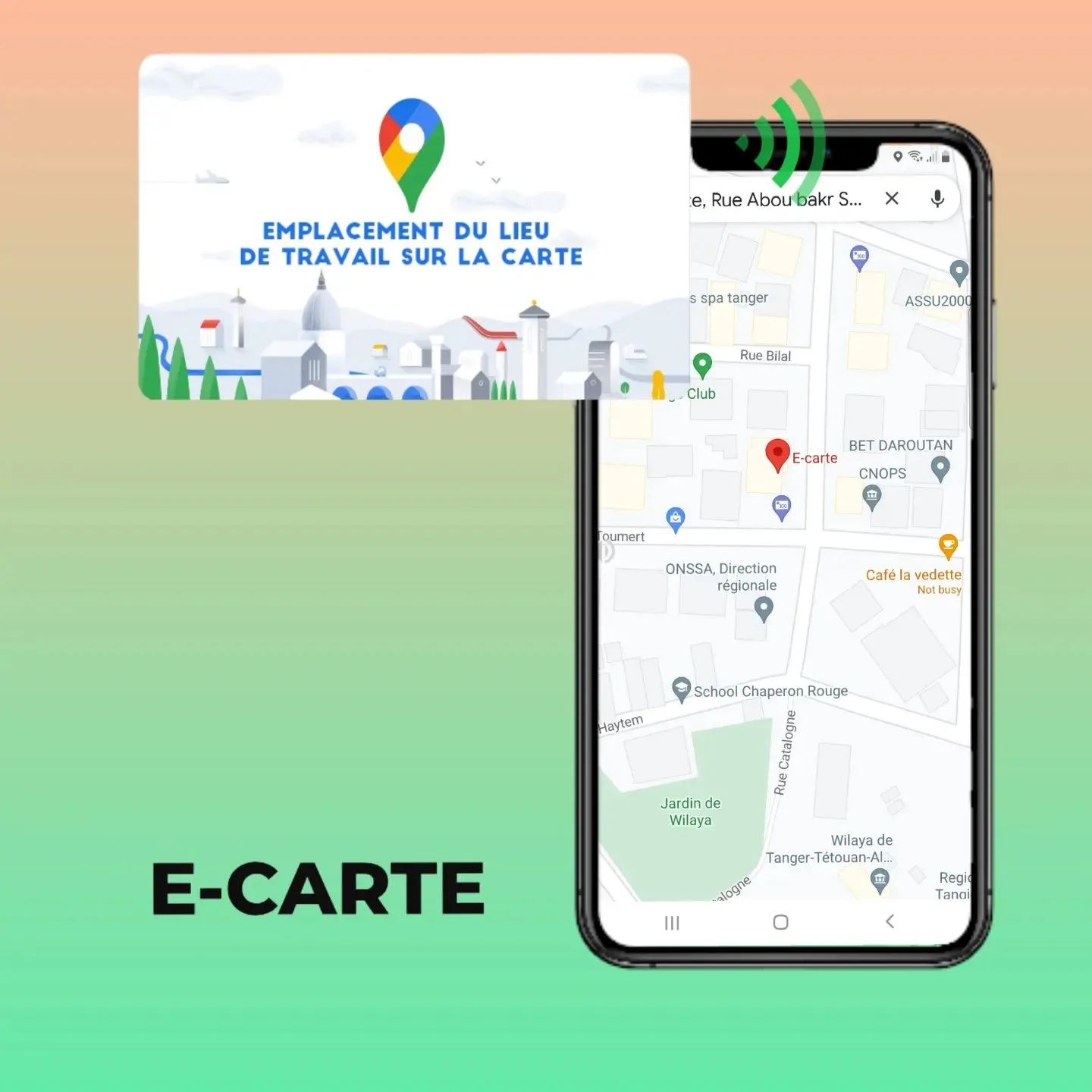 Carte NFC | Emplacement sur la mappe – Image 3