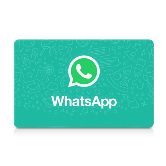 Carte NFC Whatsapp Profile