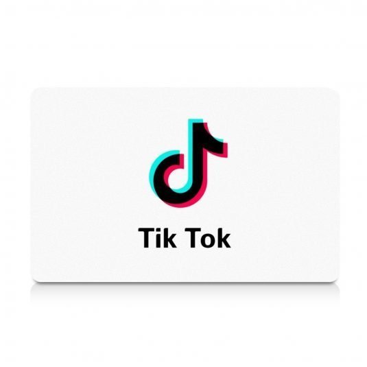 Carte NFC TIKTOK Profile