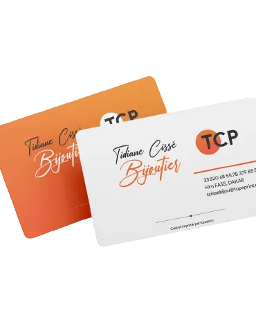 Carte de visite PVC