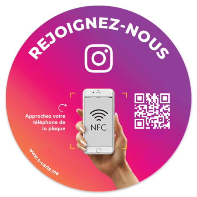 Stickers NFC Instagram