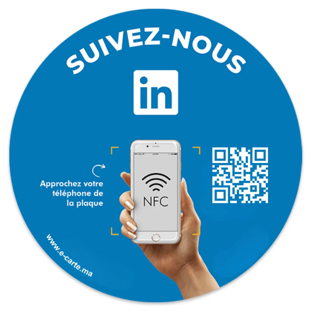 Stickers NFC LinkedIn
