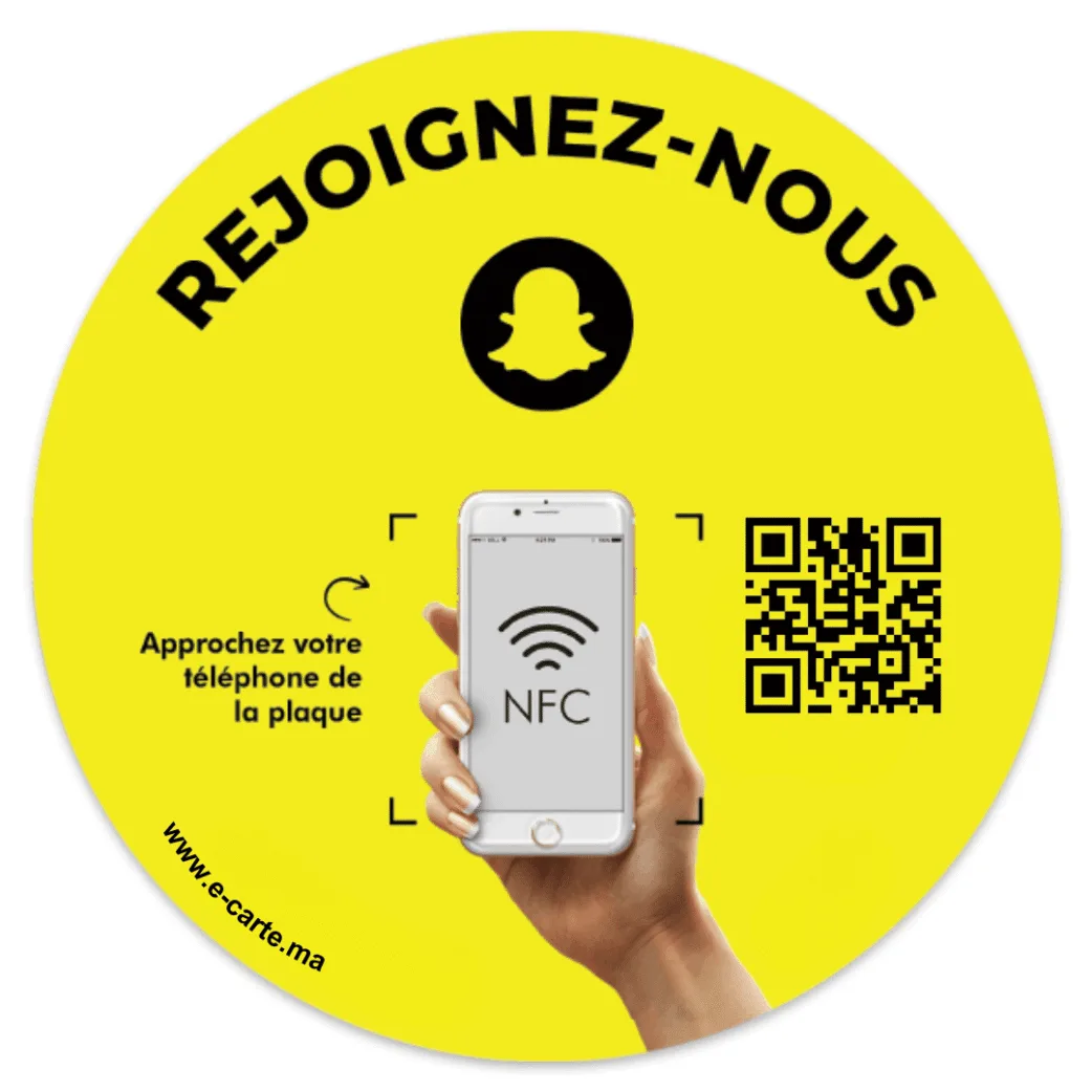 Stickers NFC Snapchat