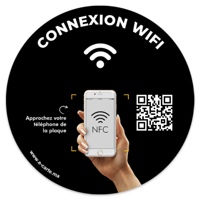 Stickers NFC Wifi