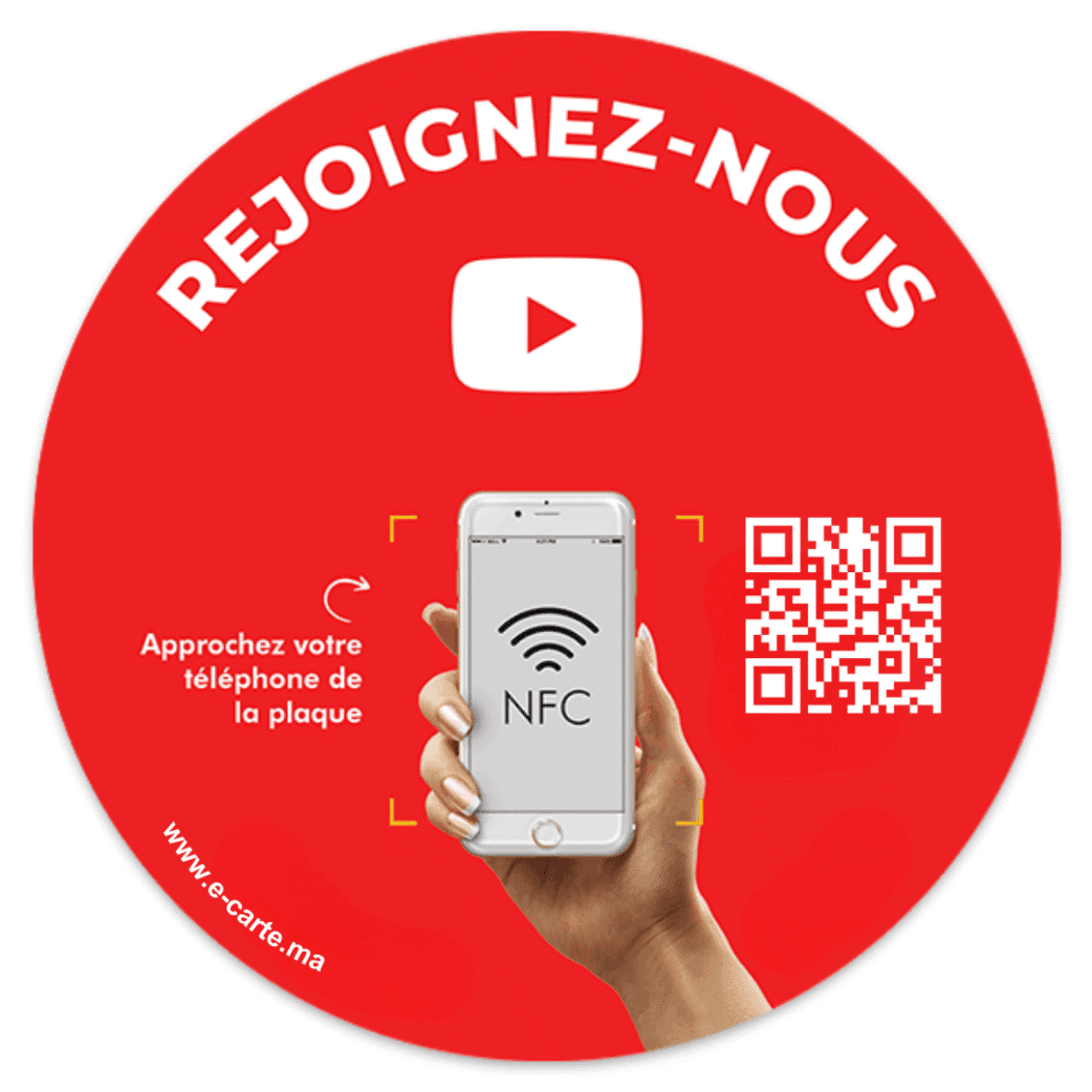 Stickers NFC YouTube