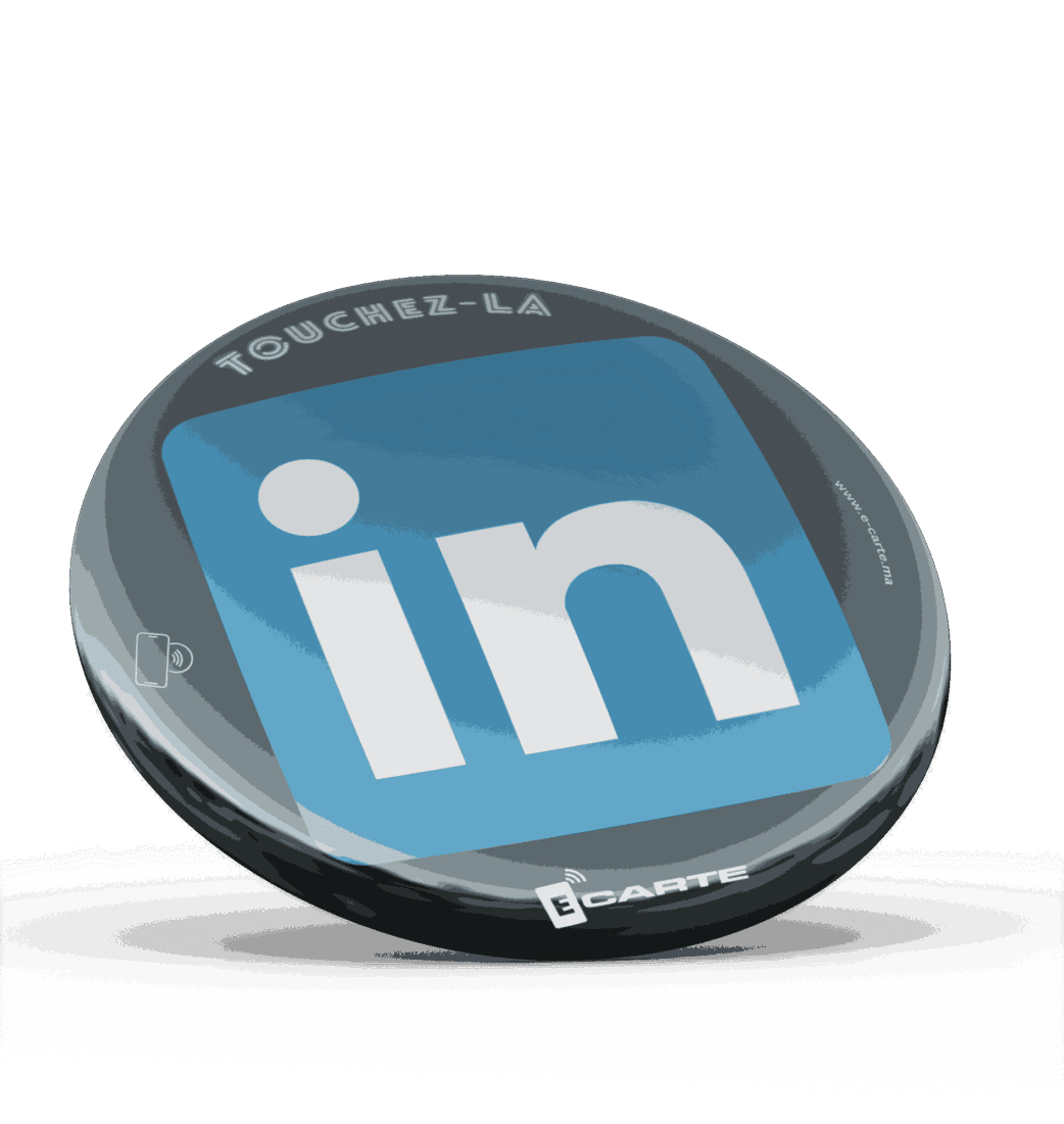 NFC TAP ÉTIQUETTE SOCIALE LINKEDIN – Image 2