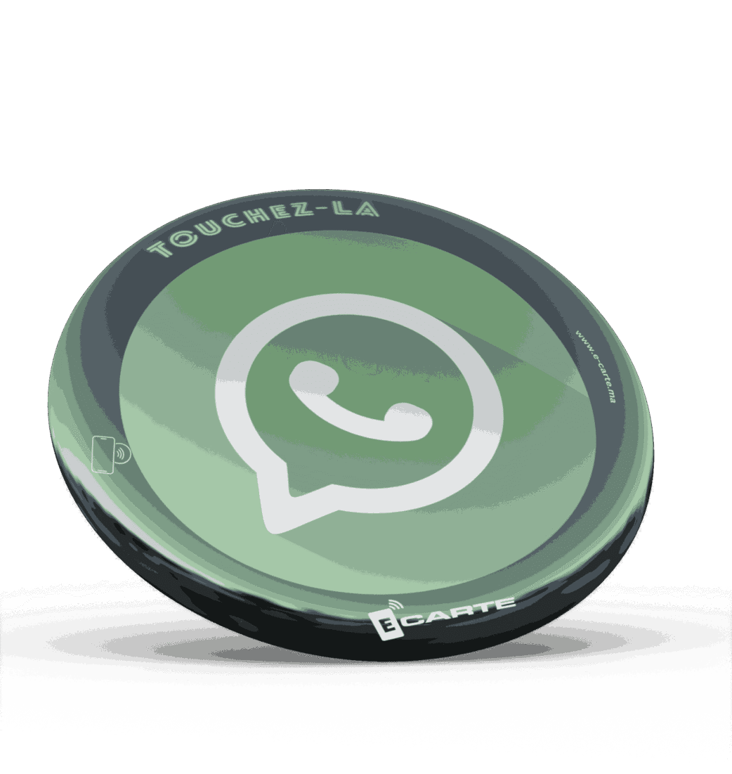 NFC TAP ÉTIQUETTE SOCIALE WHATSAPP – Image 2