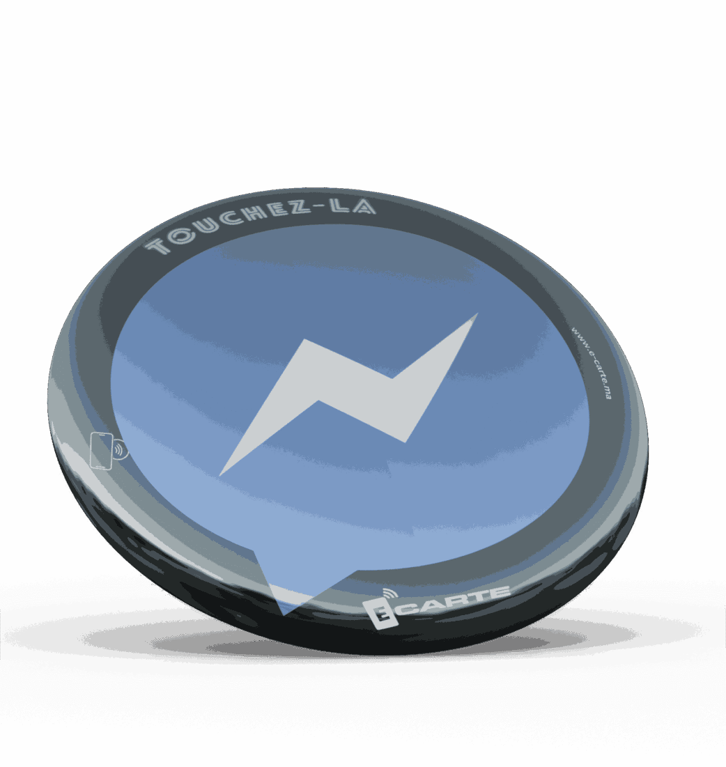 NFC TAP ÉTIQUETTE SOCIALE MESSENGER – Image 2