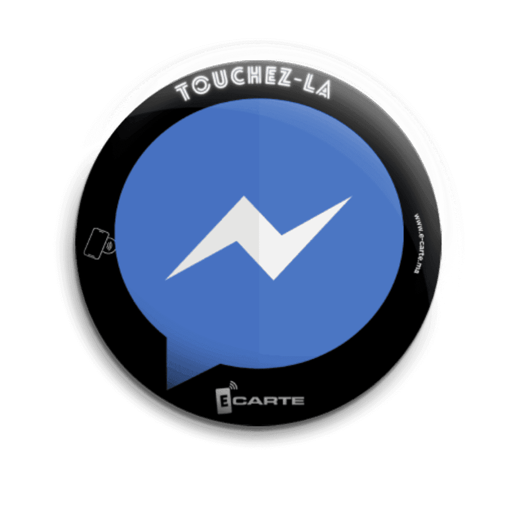 NFC TAP ÉTIQUETTE SOCIALE MESSENGER