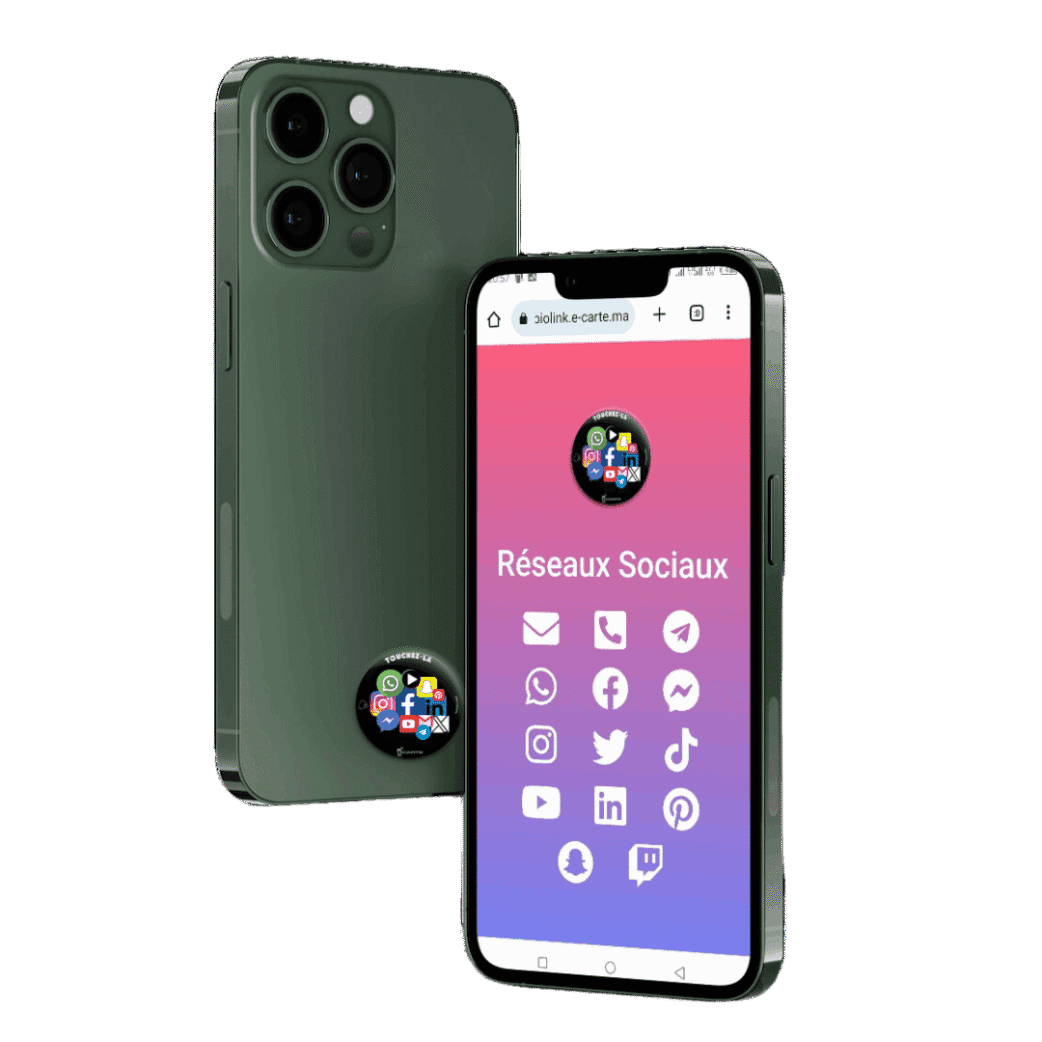 NFC TAP ÉTIQUETTE SOCIALE – Image 2