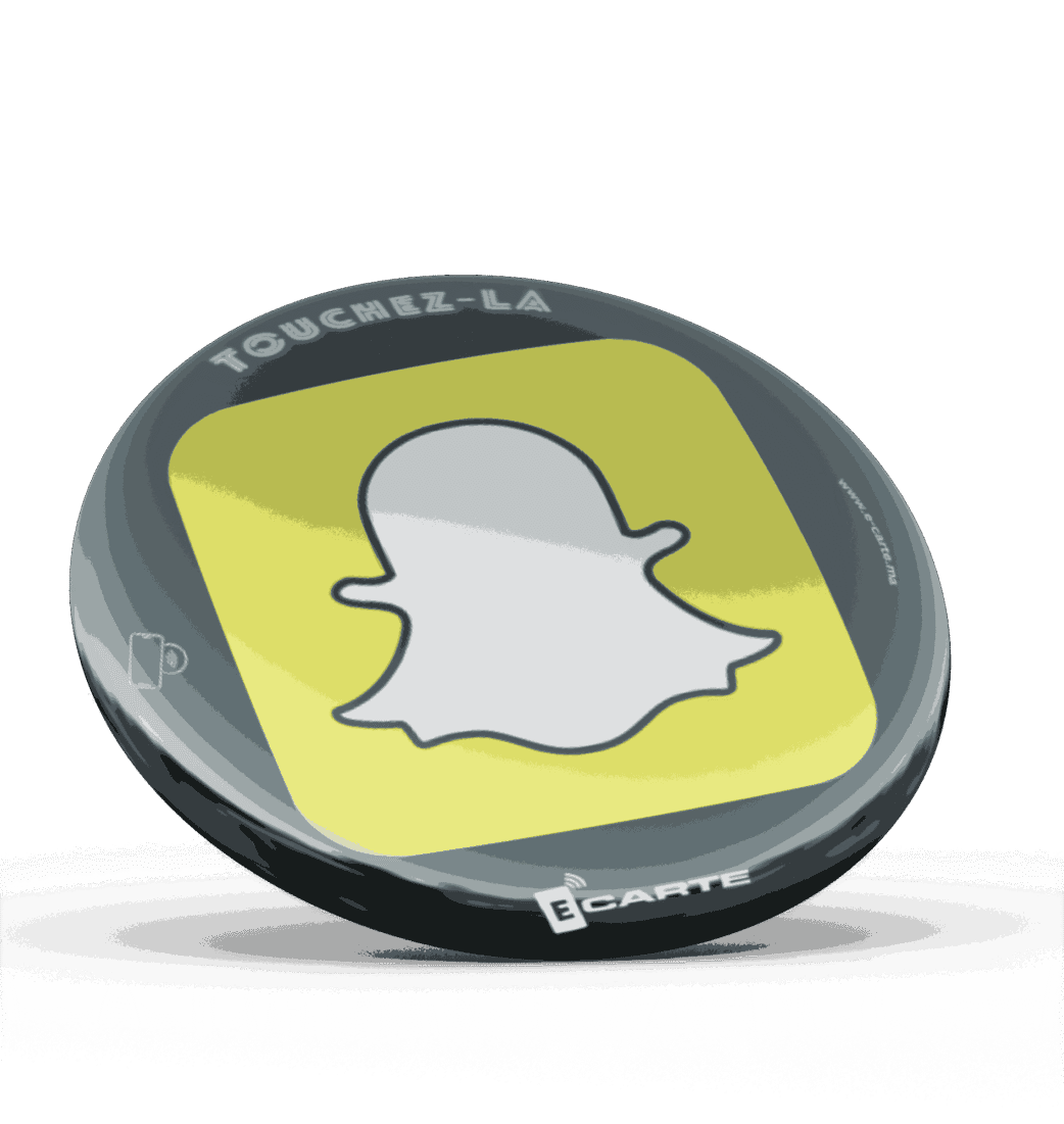 NFC TAP ÉTIQUETTE SOCIALE SNAPCHATE – Image 4