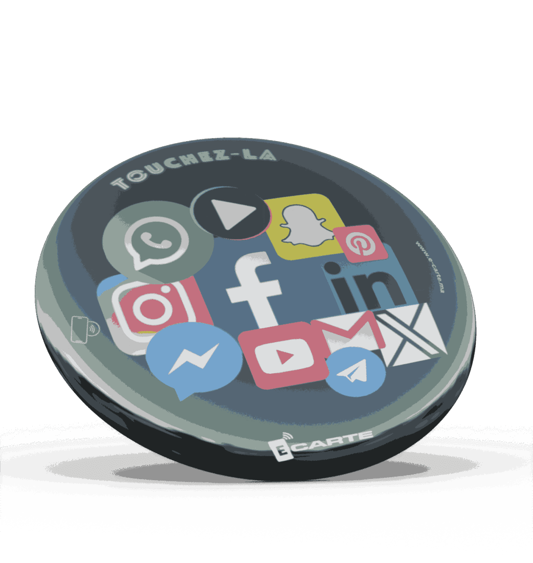 NFC TAP ÉTIQUETTE SOCIALE – Image 3