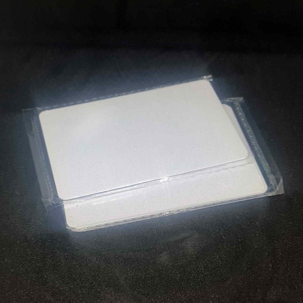 CARTE PVC Gliter argent – Image 3
