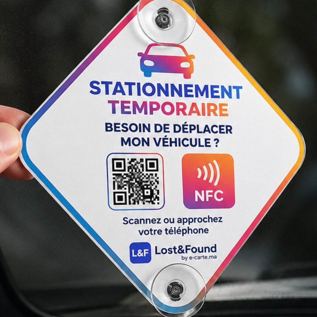 Parking Contact NFC ET QR CODE