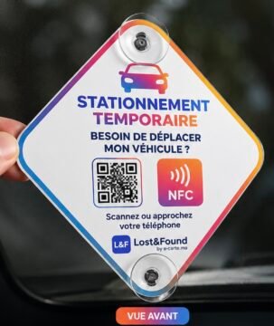 Parking Contact NFC ET QR CODE