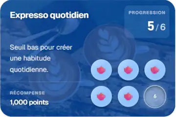 Carte à tampons digitale Reward Pass